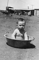  Unknown young boy in Tub.