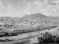 dawson panorama  A panoramic photo taken of Dawson,NM in the early 1950's. Next photo taken from the same place in 2016.